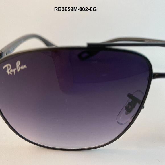 NEW/ RAY BAN RB3659M Ferrari Sunglasses Black Grey Gradient Lens Italy Made - Picture 11 of 12